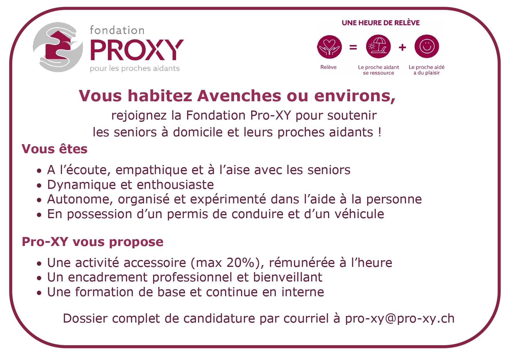 2026 09 07 Annonce recherche intervenants BRO Avenches