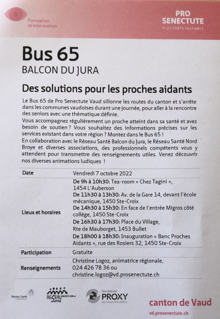 Bus 65 Balcon du Jura